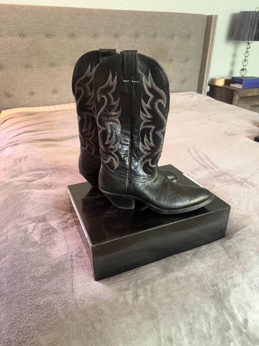 Nocona Sharkskin Cowboy Boots – Women's Size 10